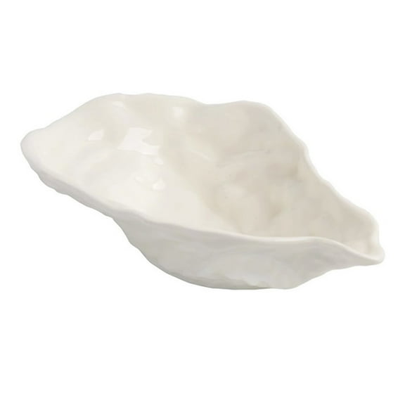 MLINS Candy Bowl Sea Shell Plate Ceramic Appetizer Plate Dessert Plate Dinner Plate Pasta Bowl Food Serving Tray For Fruit Salad Dessert Candy Tray (7.5 inches)