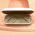 thumbnail image 4 of Boîte de Rangement pour Lunettes de Chat Dessin Animé Portable Motif Chat Rond Mignon en Cuir PU Accessoires de Lunettes Boîte de Rangement, 4 of 4