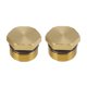 thumbnail image 1 of Accesorios de tubería de latón Unique Bargains 1/2" tapón de rosca externa macho con junta 5/8" 2 piezas, 1 of 7