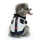 thumbnail image 4 of Ropa para perros, chaqueta para perros, forro polar, abrigo extra cálido, chaqueta para gatos, chaqueta vaquera para perros, abrigo para perros de invierno (blanco roto), 4 of 5