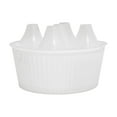 thumbnail image 4 of Miulika Flower Pot Planters Organizer Water Level Indicator Plant Containers,Hydroponics Flower Pot for 14cm Bulb Kitchen Indoor White, 4 of 9
