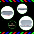 thumbnail image 7 of Hard Shell Eyeglass Case, Protective Case for Glasses and Sunglasses, Silver, By OptiPlix, 7 of 7