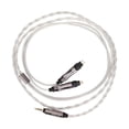 thumbnail image 2 of Cable de auriculares chapado en plata, auricular mejorado de 36 núcleos Cable de repuesto para auriculares Cable de auriculares de repuesto chapado en plata Máxima comodidad, 2 of 8