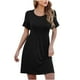 thumbnail image 1 of Vestido de fiesta suelto de manga corta con volantes informales de verano para mujer Fridja  NMB3133, 1 of 1