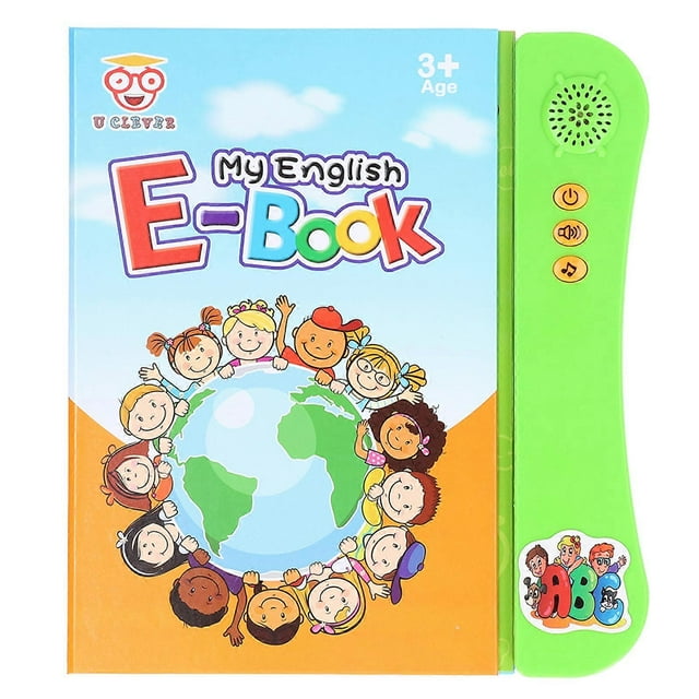 ABC Sound Book Educational Toy Finger Press Intelligent English Learn Sound Book for 3+ Years Old(Green )