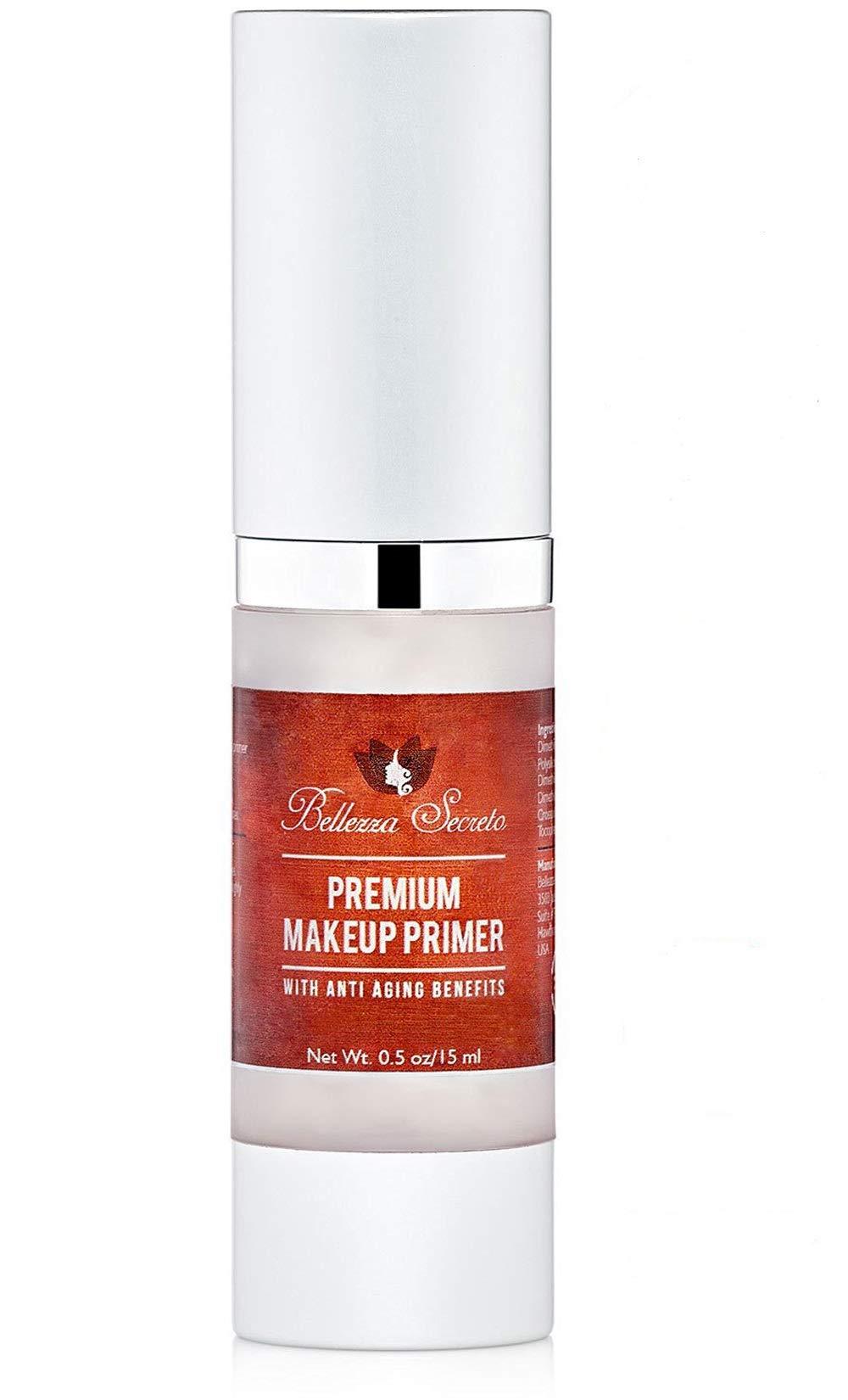 Premium Foundation Makeup Primer- anti aging, fine lines, wrinkles & pore minimizer primer - Enriched with Vitamin A, C & E for flawless skin- Waterproof makeup base - Made in The USA FDA Certified - image 2 of 9