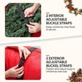 thumbnail image 3 of Bolsa de almacenamiento para árbol de Navidad BALEINE 7.5 ft 600D Oxford con ruedas, 3 of 9