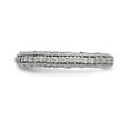 thumbnail image 3 of Solid 14k White Gold Diamond Wedding Band Ring Size 9 (Width = 3mm ) (.556 cttw.), 3 of 8