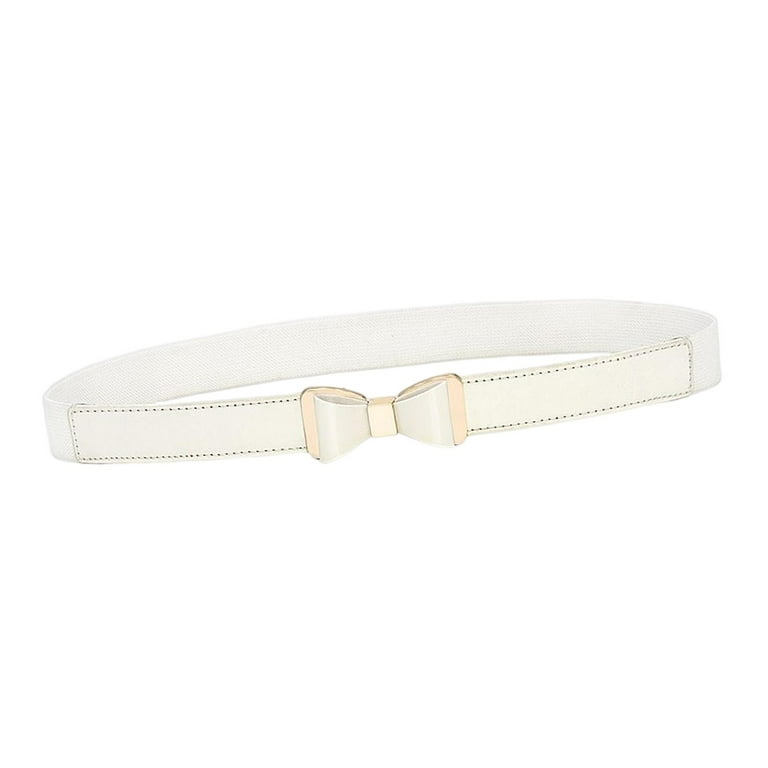 White cheap cinch belt