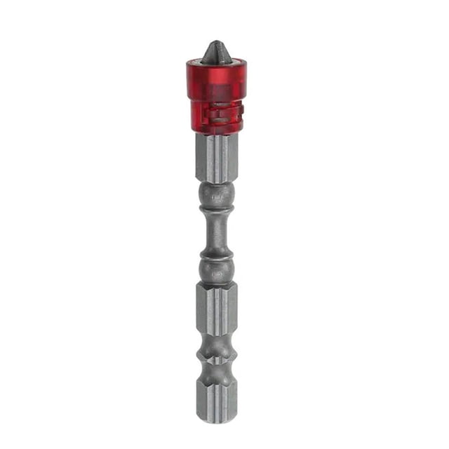 Puntas Destornillador Eléctrico Magnético PH2 Acero S2 Con Vástago Hexagonal 1/4 Pulgadas (rojo)