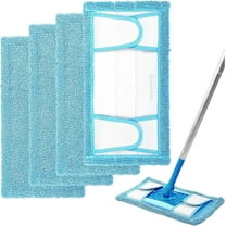 Gowinsee Reusable Mop Pad, Microfibre Mop with 4 Count, 1 Pack