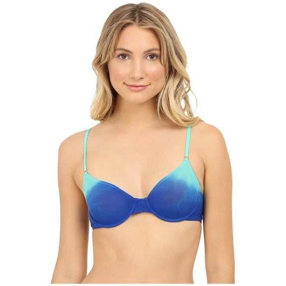 Cosabella Women's Soiree Ombre Molded Bra, Ultra Blue/Mint, 32B