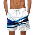 thumbnail image 1 of Pantalones de Playa con Cordón Impreso con Cintura Elástica para Hombre, con Bolsillos para Uso Casual Y Al Aire Libre, 1 of 4
