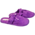 thumbnail image 2 of XOXO Ladies Soft Terry Slip On Slippers Medium 7-8, Pink, 2 of 3