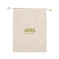 thumbnail image 2 of mnjin 1pc linen bread bag reusable bread drawstring bag cotton bread bag a, 2 of 2