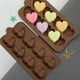 thumbnail image 1 of Molde para tarta multi-corazón - Utensilios de postre de postre de 8 cavidades de silicona para postre • Moldes de mermelada de fondant de chocolate antiadherentes • Decoración casera de fácil, 1 of 8