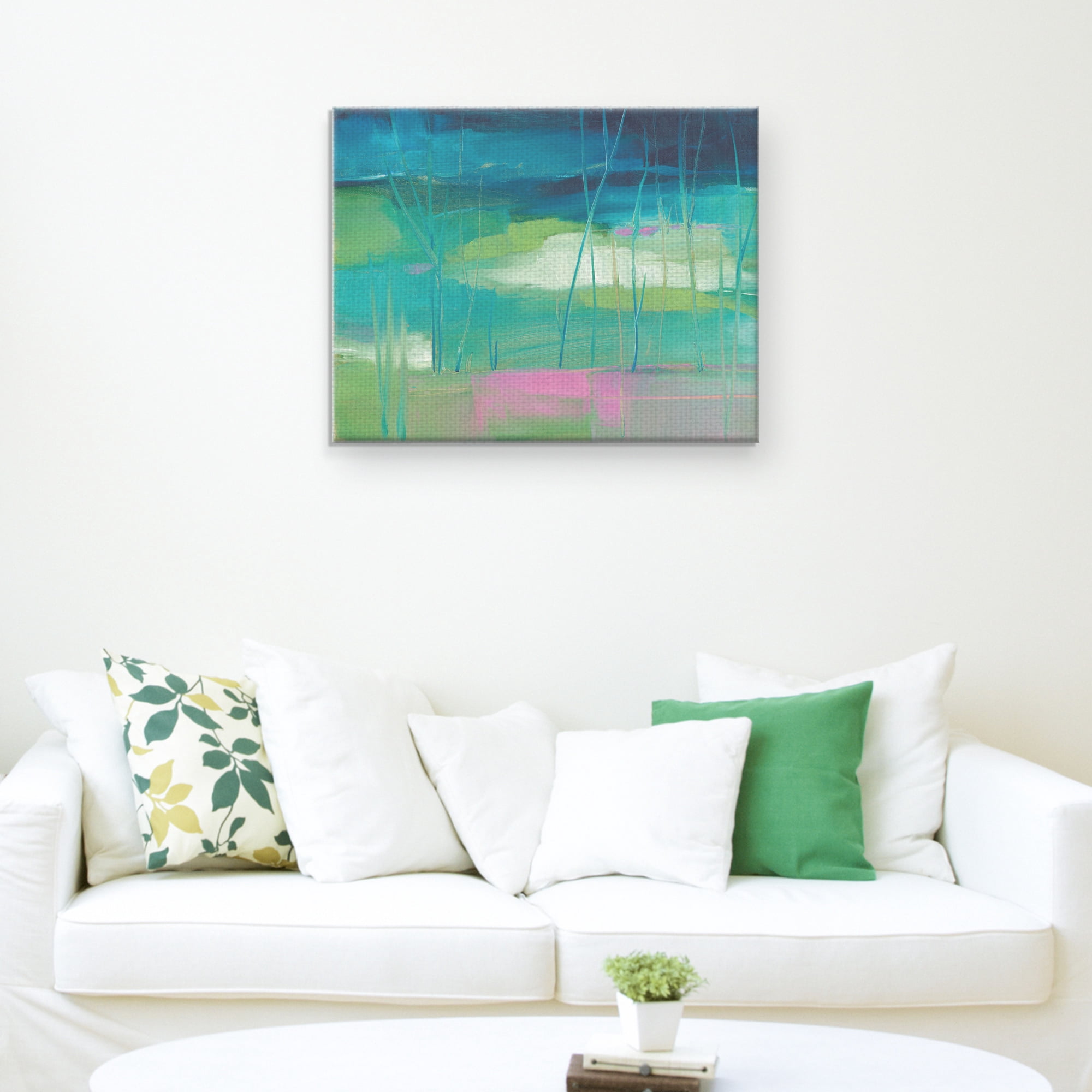 Masterpiece Art Gallery Lily Pond By Michelle Abrams Canvas Art Print 22" x 28"