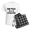 thumbnail image 4 of CafePress - No War In Ukraine Women's Light Pajamas - Women's Short Sleeve Print T-Shirt and Pants Light Cotton Pajama Set, 4 of 7
