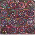 thumbnail image 2 of Safavieh Nantucket Pink Contemporary Rug - Square 6', 2 of 3