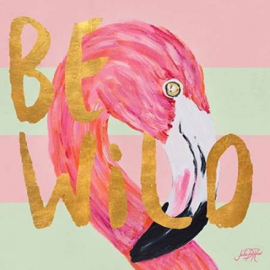 Be Wild and Unique II Canvas Art - Julie DeRice(24X24)