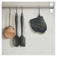 thumbnail image 3 of vert 1 Paire De Gants De Four Courts En Silicone, Rsistants La Chaleur Jusqu' 500 Degrs, Surface Antidrapante Et Gants Anneaux Suspendus, Cuisso, 3 of 5