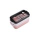 thumbnail image 1 of Monstrate Fiambrera con cubiertos, aislamiento térmico de doble capa, contenedor de comida para niña, caja de almacenamiento para microondas, oficina, Mostrada Rosado Monstrate HA067578-01, 1 of 1