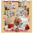 thumbnail image 7 of WEGFTDUOP Christmas Print Blanket Comfortable And Soft Flannel Blanket Merry Christmas Blanket Suitable For Bedroom Sofa Christmas Decoration 130X100cm Blankets And Throws, Bed Blankets, 7 of 7