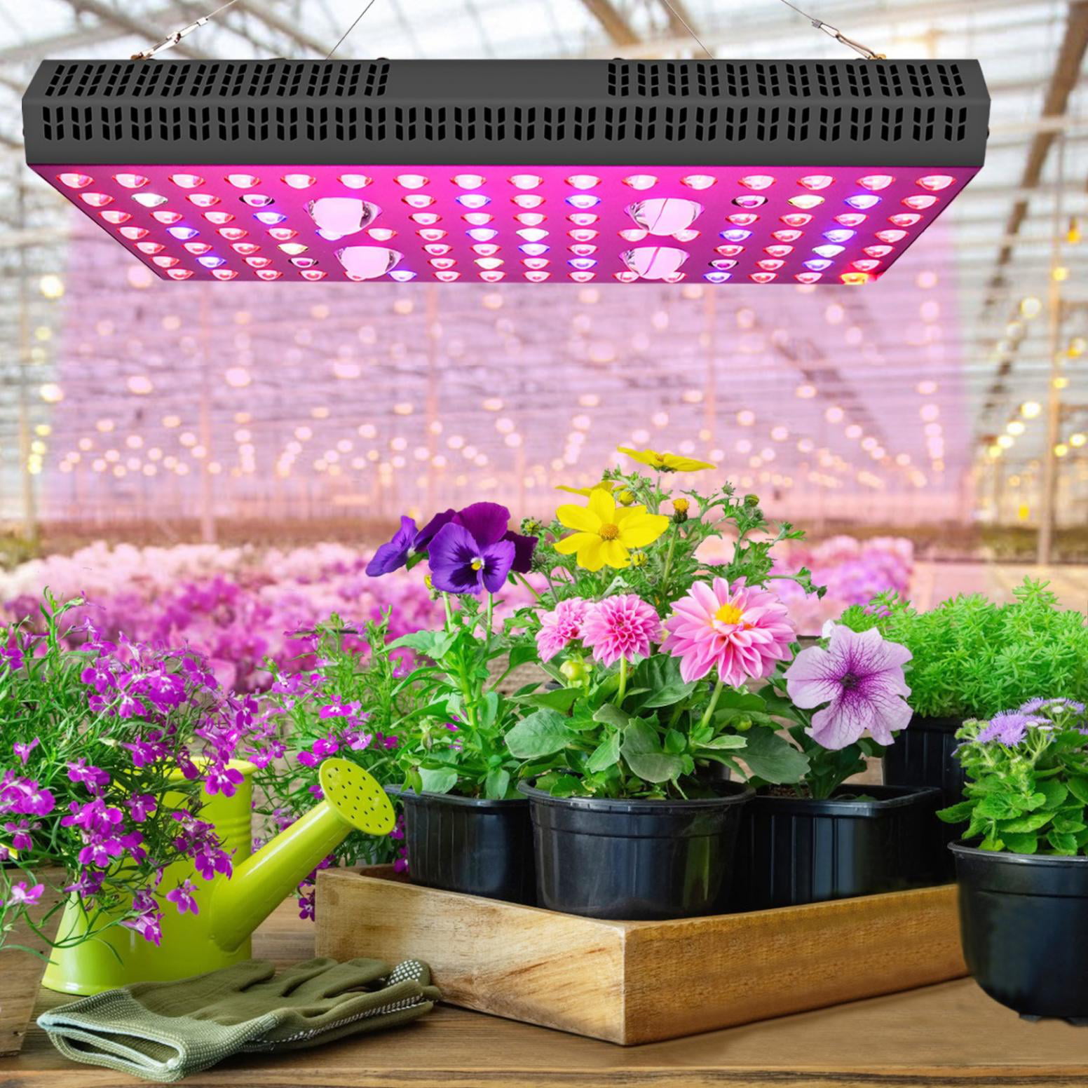 300W LED Grow Light Bulb COB Hydro Full Spectrum Veg Flower Indoor Plant Lamp 