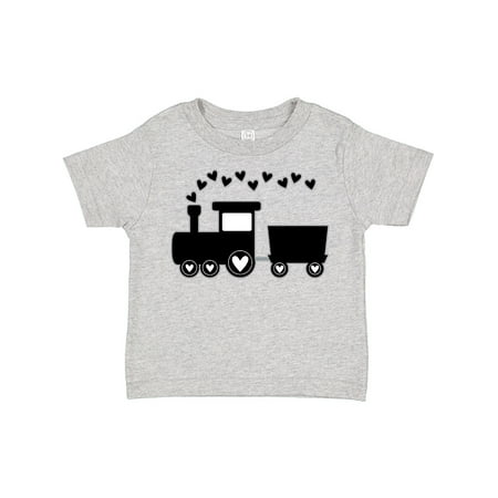 

Inktastic Valentines Day Heart Choo Choo Train Gift Toddler Boy Girl T-Shirt