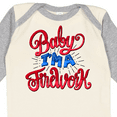 thumbnail image 4 of Inktastic Baby Im a Firework Hand Lettered Boys or Girls Long Sleeve Baby Bodysuit, 4 of 5