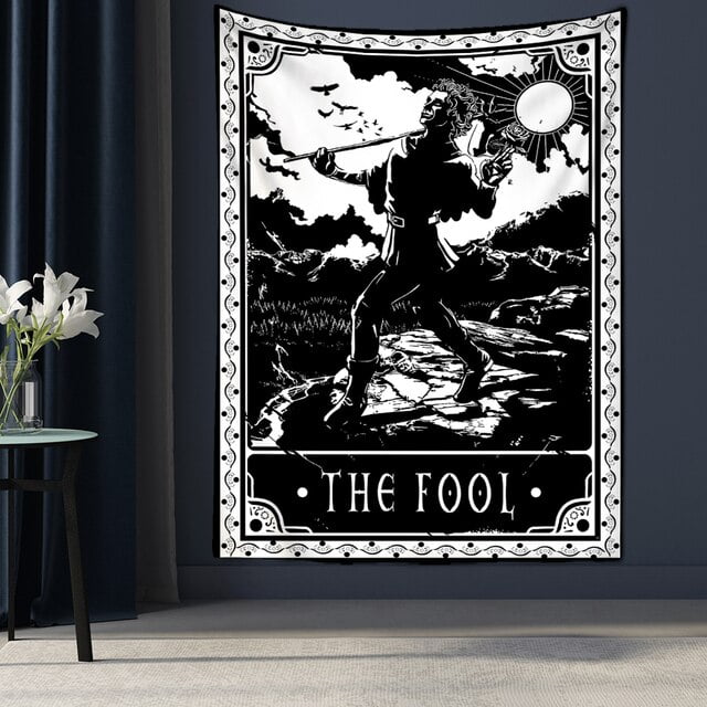 Boho Decoration Home Decor Tarot Card Tapestry Wall Hanging Astrology Divination Bedspread Beach Mat Aesthetic Room Decor Mural Walmart