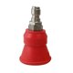 thumbnail image 4 of Boquilla Pistola para Máquina Limpieza Alta Presión Boquilla Vaina A Prueba Salpicaduras Acero Inoxidable Enchufe Rápido 1/4 (rojo 0 Grados), 4 of 6