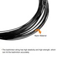 thumbnail image 4 of Uxcell 10M 0.75mm High Elastic Nylon Badminton Racket String Racquet Line, Black/White 4 Pack, 4 of 6
