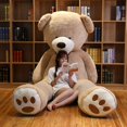 thumbnail image 1 of Hot 340cm Lovely Giant American Bear Plush Toys Stuffed Animals Teddy Doll Pillow Kids Girls Popular Valentine Birthday Gift zhangmengya LED, 1 of 2