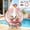 B, variant on Mecorevxz 1 Set Summer Porch Goose Outfit 23 Inch Cement Goose Clothes Dress Clothes and Hat Costume Set for Summer Garden Yard Decor(Pink)