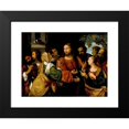thumbnail image 2 of Rocco Marconi 18x14 Black Modern Framed Museum Art Print Titled - Christ and the Women of Canaan (circa 1520), 2 of 5