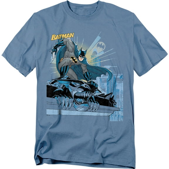 Batman T-Shirt Two Gotham Gargoyles Unisex Graphic Tee For Men & Women