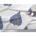 thumbnail image 3 of Soimoi Cotton Cambric Fabric Leaves & Floral Block Fabric Prints by Yard 56 Inch Wide, 3 of 3