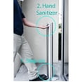 thumbnail image 5 of Dyconn Faucet Free Standing No-Touch Hands Free Sanitizer Station (Stainless Steel), 5 of 8