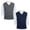 Charcoal Navy, variant on 2 Pack Window Clerk Sweater Vests For Men, Work Uniform Cotton V-Neck Sweater Vests-Black Charcoal-XL