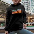 thumbnail image 2 of Dog Brother, Dog Owner or Lover Brothers Themed, Groovy Retro Wavy Text Merch Gift, Black Hooded Sweatshirt or Hoodie, 3XL, 2 of 5