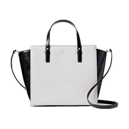 Kate Spade Grand Street Colorblock Hayden Satchel WKRU4852 STONE ICE / BLACK