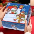 thumbnail image 6 of ACDANC 2026 New Christmas Cookie Tin Set of 4 - 6.8 Inch Vintage Metal Storage Boxes for Holiday Candy Exchange Parties & Teacher Gifts Cookie Tins, 6 of 7