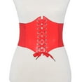 thumbnail image 1 of Ceinture Corset pour Femmes Grand Vintage Ceintures de Taille à Lacets Nouée Guépard Ceinture Élastique à Cordon, 1 of 3
