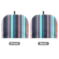 thumbnail image 2 of HELLHERO Colorful Vertical Stripes Coffee Pot Cloth Covers Keep Warm Easy to Clean Portable for Restaurant, 2 of 8