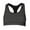 GUNMETAL/BLACK, variant on Womens DRI REVERSIBLE BRA (1220V)