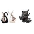 thumbnail image 1 of estatua de cisne,Figuras de cisne,estatuas,decoración del hogar,fiesta de bodas,Figura de mesa,Estantes de sujetalibros Estatua de sujetalibros,Sujetalibros decorativos para libros pesados, 1 of 8