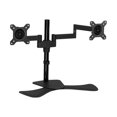 thumbnail image 2 of V7 DS1FSD-1N - Mounting kit (desk mount) - for 2 LCD displays - aluminum, steel - black - screen size: 27", 2 of 3