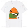 thumbnail image 5 of Camisa con estampado de rana de Pepe the Frog, divertida camiseta unisex, informal y elegante, 5 of 5