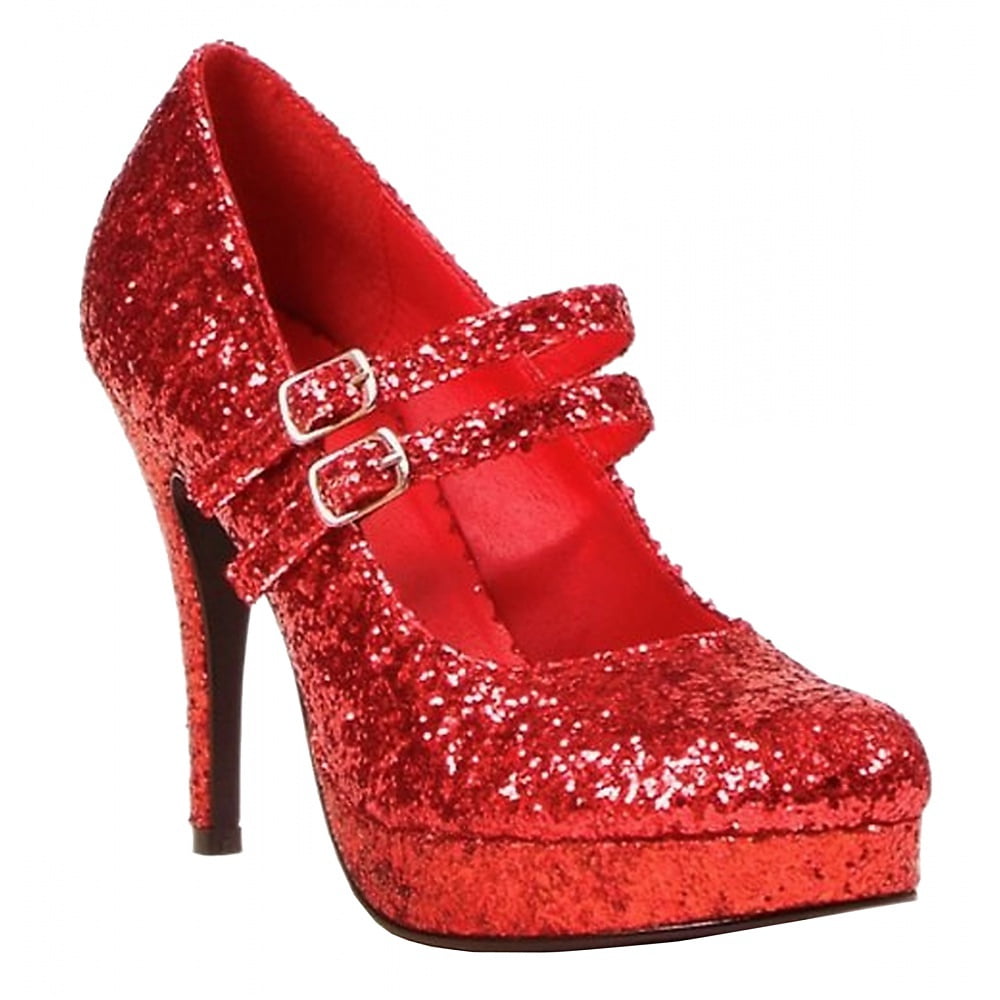 Jane G Adult Costume Shoes Red 